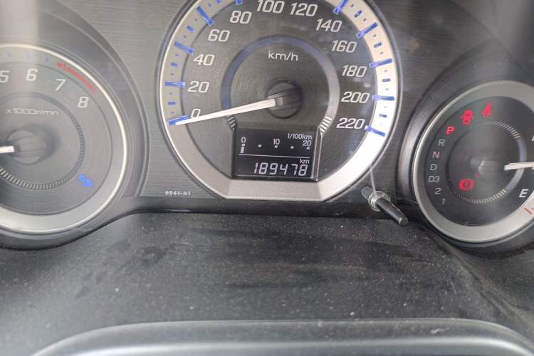 Used Honda City Classic 2012 1.5L Automatic Elite Edition Odometer Close Up