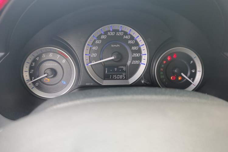 Used Honda City Classic 2012 1.5L Automatic Elite Edition Odometer Close Up