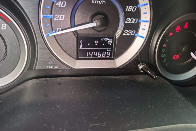 Used Honda City Classic 2012 1.5L Automatic Elite Edition Odometer Close Up