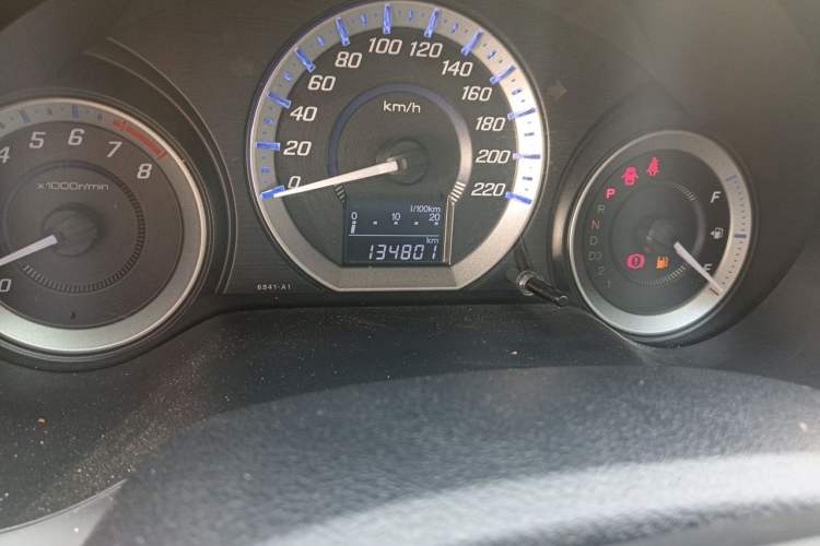 Used Honda City Classic 2012 1.5L Automatic Elite Edition Odometer Close Up