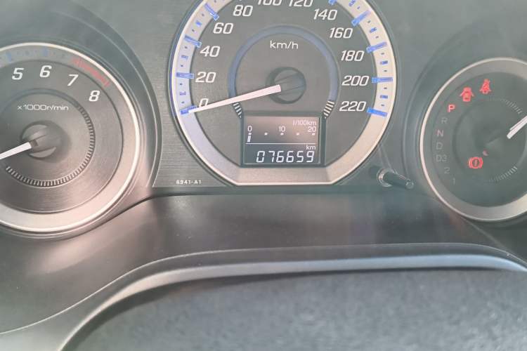 Used Honda City Classic 2012 1.5L Automatic Elite Edition Odometer Close Up