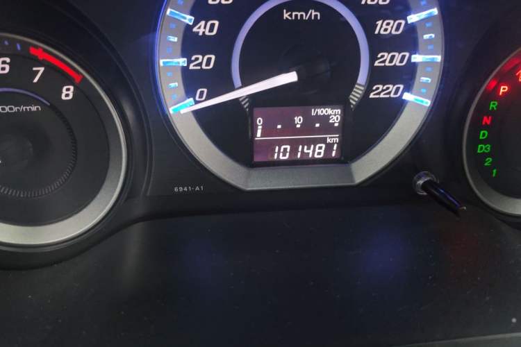 Used Honda City Classic 2012 1.5L Automatic Elite Edition Odometer Close Up