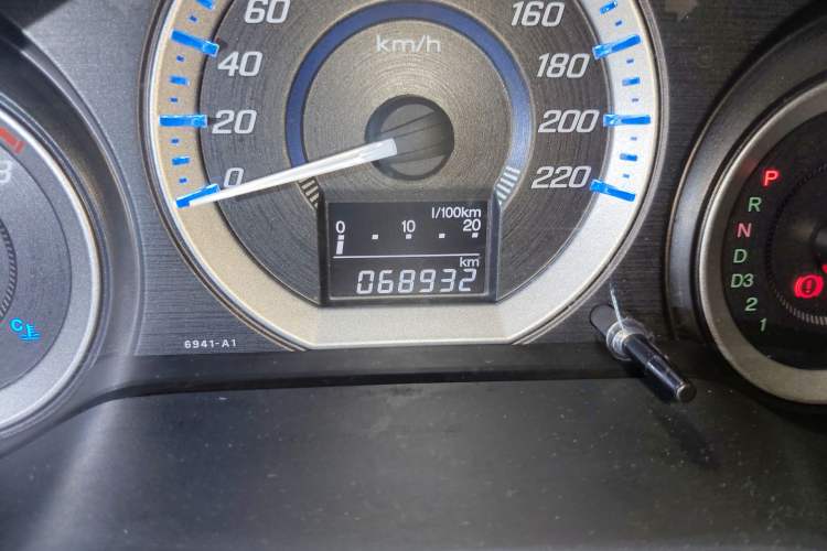 Used Honda City Classic 2012 1.5L Automatic Elite Edition Odometer Close Up