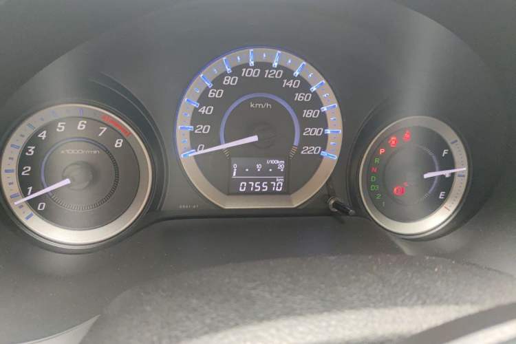 Used Honda City Classic 2012 1.5L Automatic Elite Edition Odometer Close Up