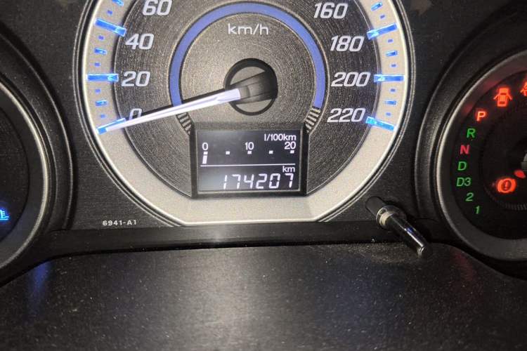 Used Honda City Classic 2012 1.5L Automatic Elite Edition Odometer Close Up