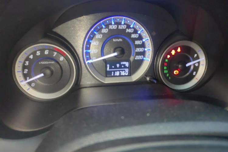 Used Honda City Classic 2012 1.5L Automatic Elite Edition Odometer Close Up