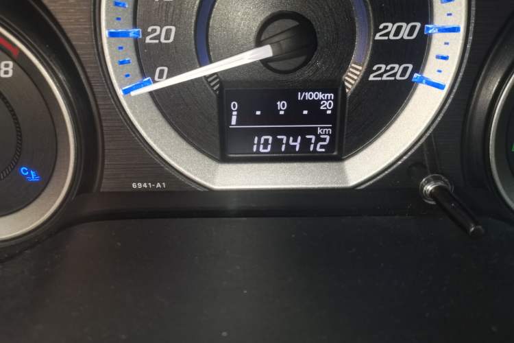 Used Honda City Classic 2012 1.5L Automatic Elite Edition Odometer Close Up