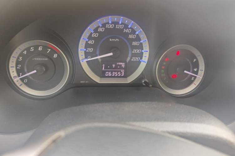 Used Honda City Classic 2012 1.5L Automatic Elite Edition Odometer Close Up