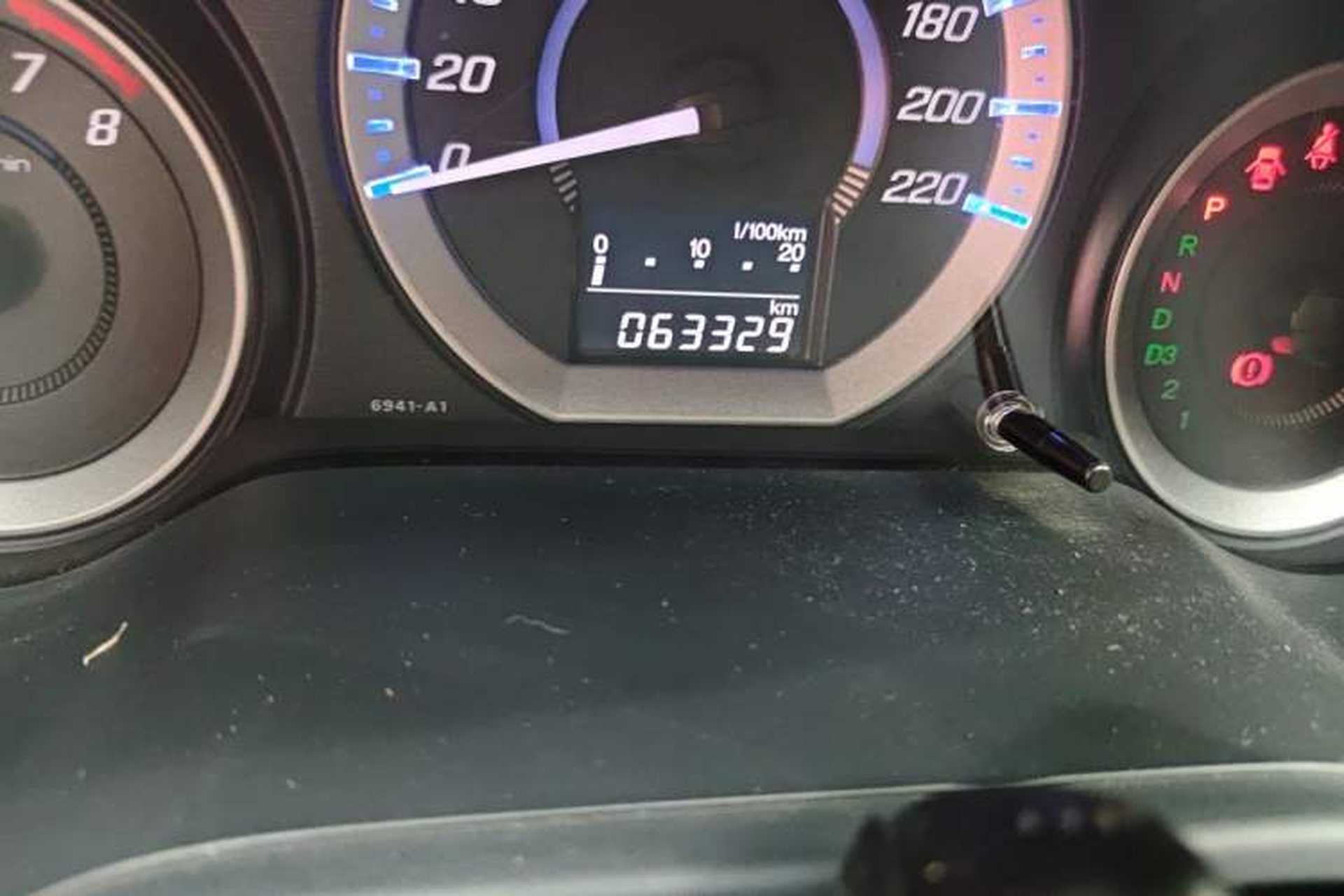 Used Honda City Classic 2012 1.5L Automatic Flagship Edition Odometer Close Up