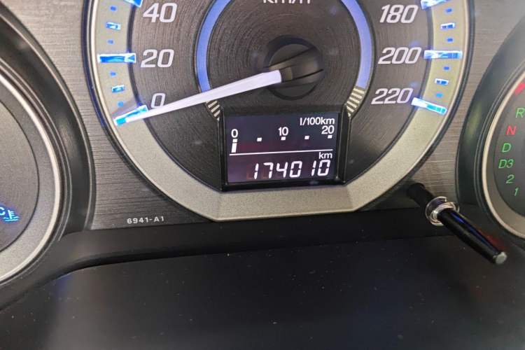 Used Honda City Classic 2012 1.5L Automatic Elite Edition Odometer Close Up