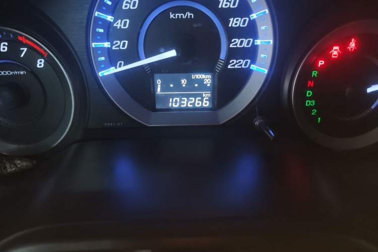 Used Honda City Classic 2012 1.5L Automatic Elite Edition Odometer Close Up