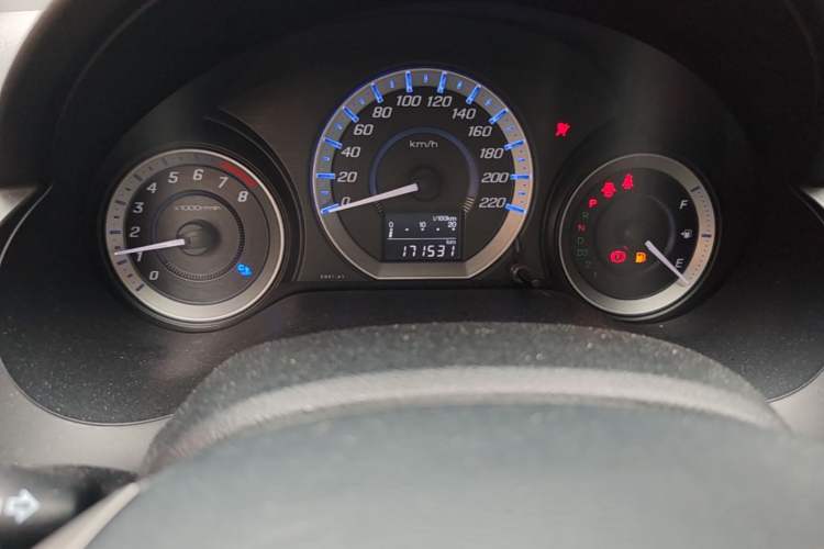 Used Honda City Classic 2012 1.5L Automatic Elite Edition Odometer Close Up