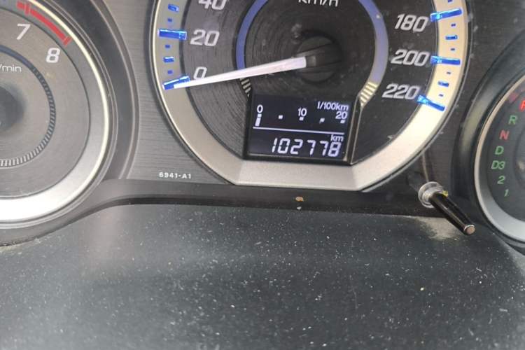 Used Honda City Classic 2012 1.5L Automatic Elite Edition Odometer Close Up