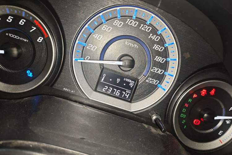 Used Honda City Classic 2012 1.5L Automatic Elite Edition Odometer Close Up