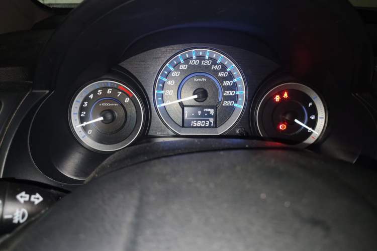 Used Honda City Classic 2012 1.5L manual Elite Edition Odometer Close Up