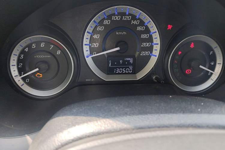 Used Honda City Classic 2012 1.5L Automatic Elite Edition Odometer Close Up