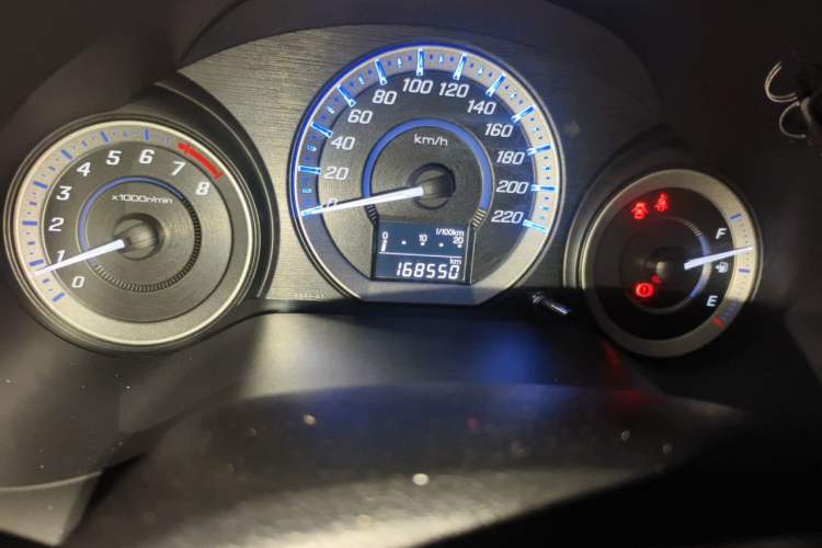 Used Honda City Classic 2012 1.5L manual Elite Edition Odometer Close Up
