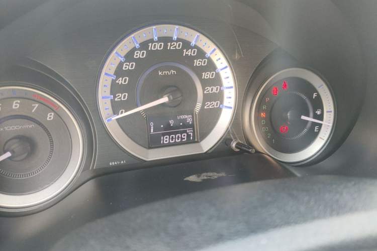 Used Honda City Classic 2012 1.5L Automatic Elite Edition Odometer Close Up