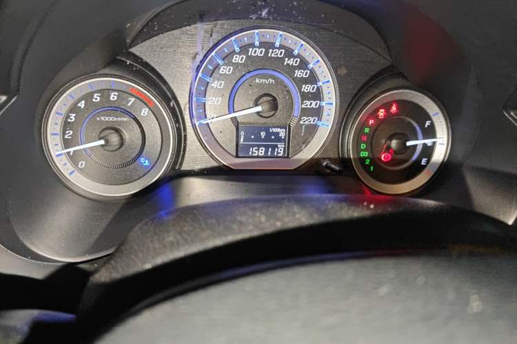 Used Honda City Classic 2012 1.5L Automatic Elite Edition Odometer Close Up