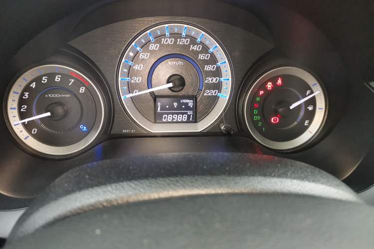 Used Honda City Classic 2012 1.5L Automatic Elite Edition Odometer Close Up