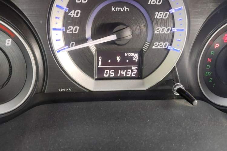Used Honda City Classic 2012 1.5L Automatic Elite Edition Odometer Close Up