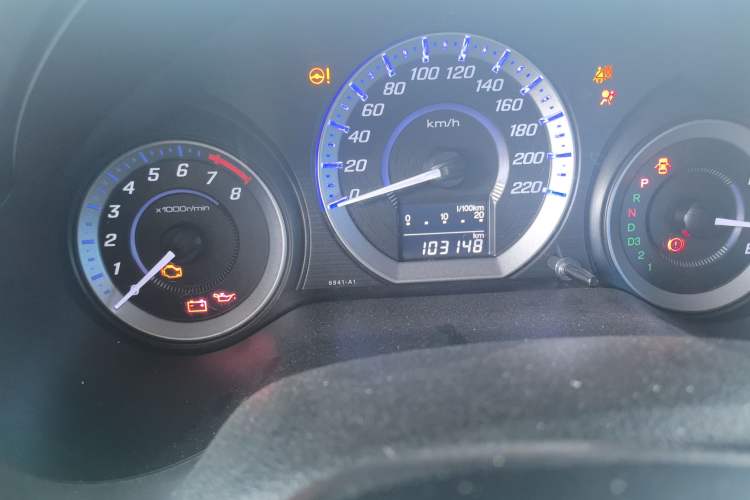 Used Honda City Classic 2012 1.5L Automatic Elite Edition Odometer Close Up