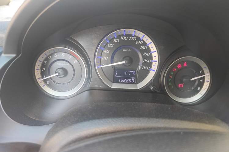 Used Honda City Classic 2012 1.5L Automatic Elite Edition Odometer Close Up