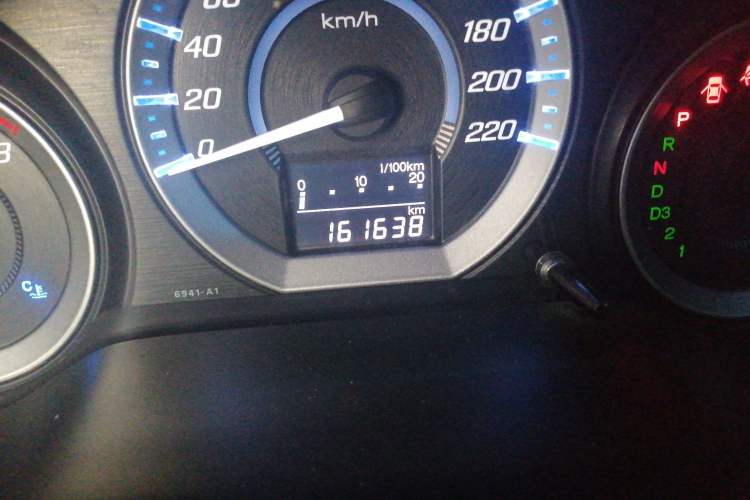 Used Honda City Classic 2012 1.5L Automatic Elite Edition Odometer Close Up