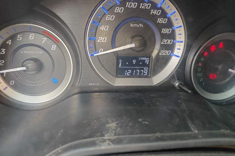 Used Honda City Classic 2012 1.5L Automatic Elite Edition Odometer Close Up
