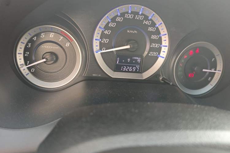 Used Honda City Classic 2012 1.5L Automatic Elite Edition Odometer Close Up