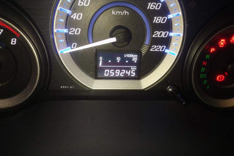 Used Honda City Classic 2012 1.5L Automatic Elite Edition Odometer Close Up