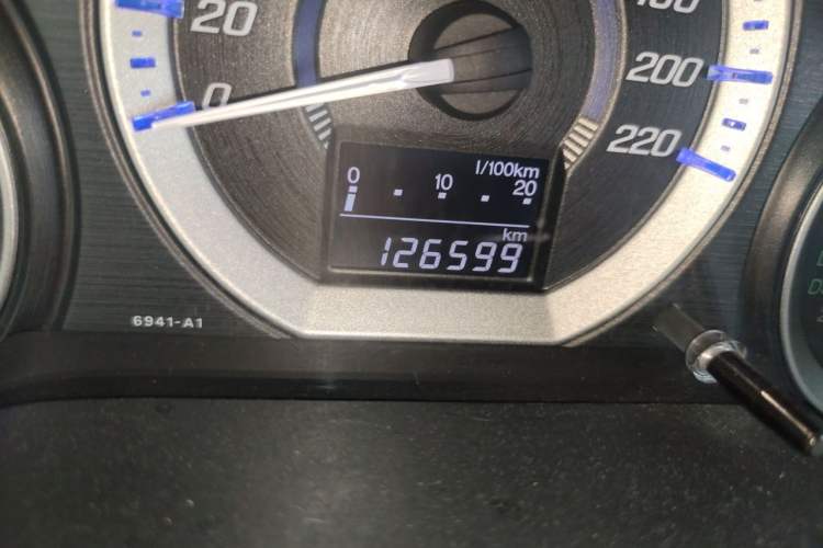 Used Honda City Classic 2012 1.5L Automatic Elite Edition Odometer Close Up