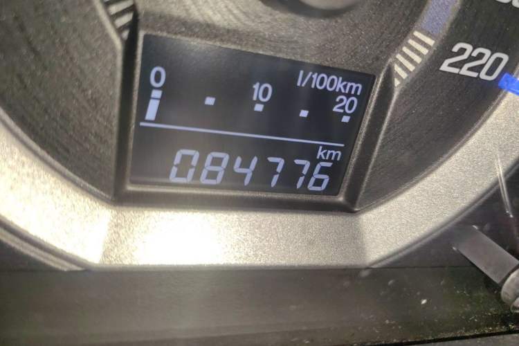 Used Honda City Classic 2012 1.5L Automatic Elite Edition Odometer Close Up