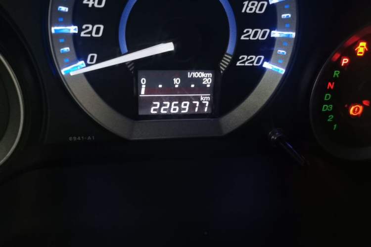 Used Honda City Classic 2012 1.5L Automatic Elite Edition Odometer Close Up