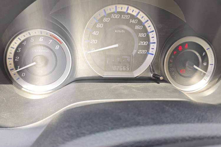 Used Honda City Classic 2012 1.5L Automatic Elite Edition Odometer Close Up