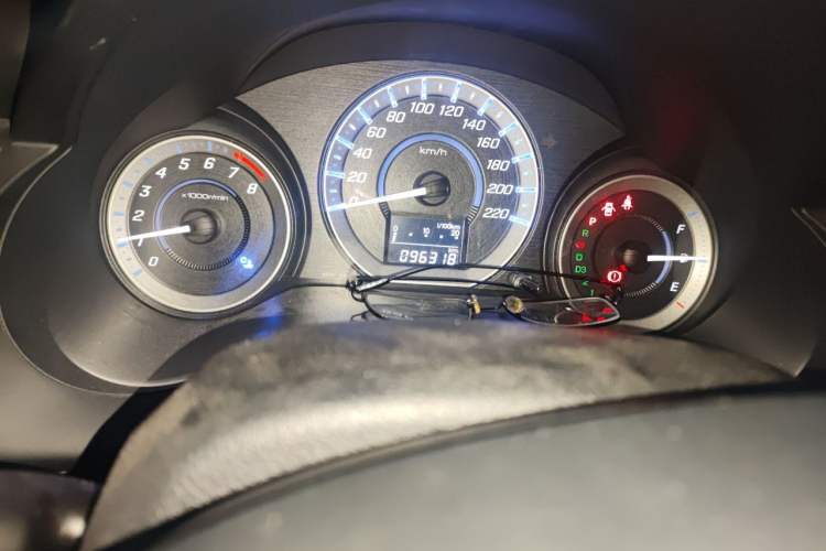 Used Honda City Classic 2014 Style 1.5L Automatic Elite Edition Odometer Close Up