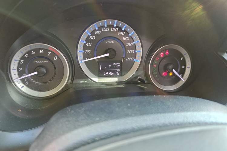 Used Honda City Classic 2014 Style 1.5L Automatic Elite Edition Odometer Close Up