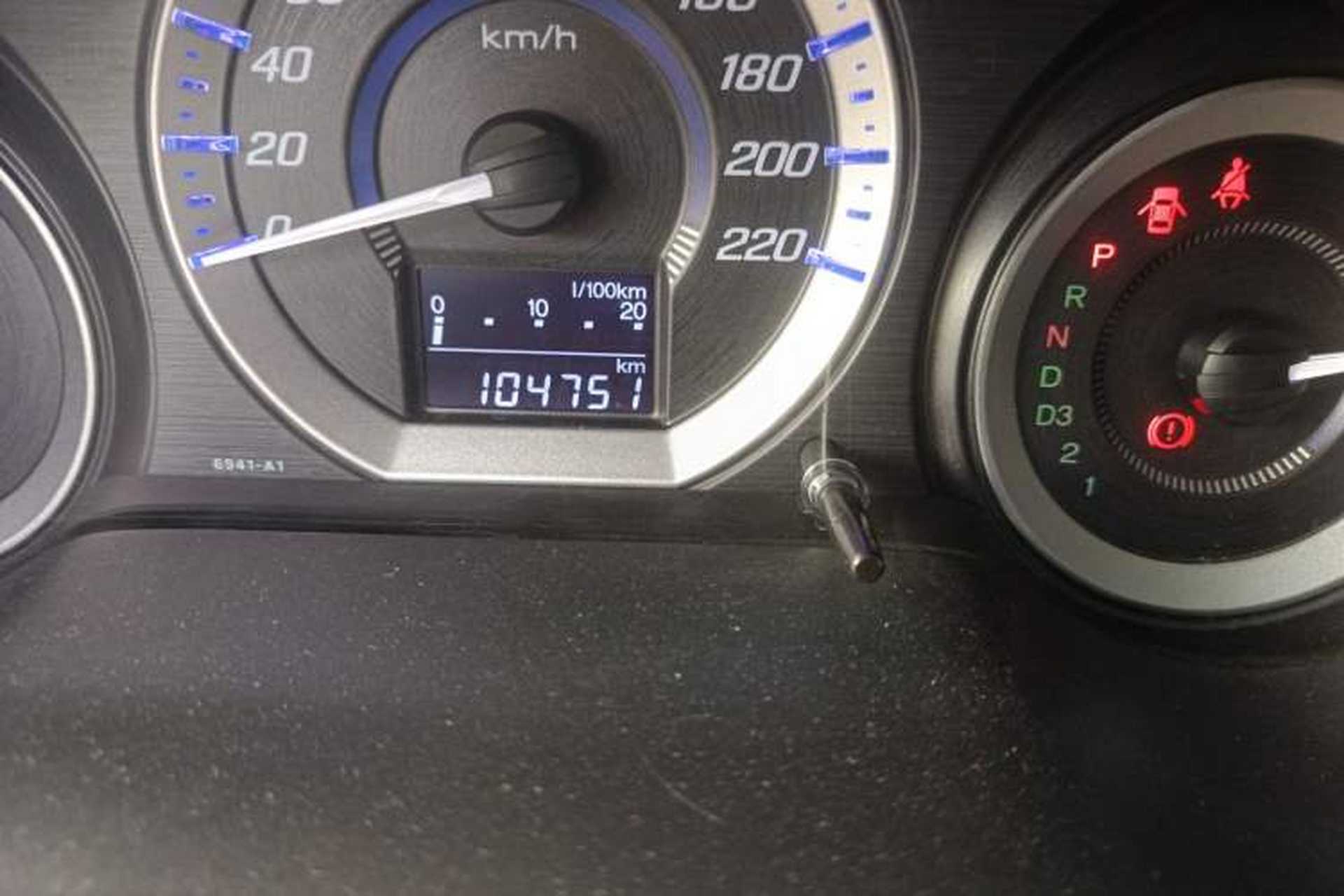 Used Honda City Classic 2014 Style 1.5L Automatic Elite Edition Odometer Close Up