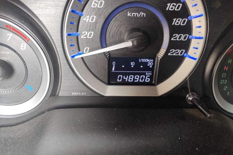 Used Honda City Classic 2014 Style 1.5L Automatic Elite Edition Odometer Close Up