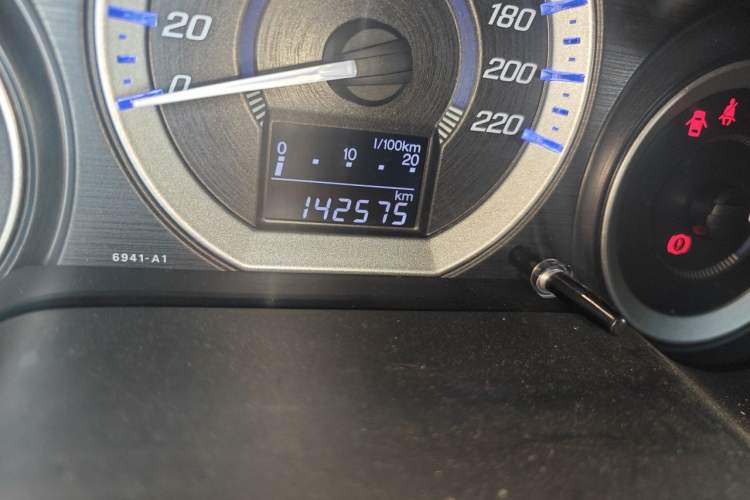 Used Honda City Classic 2014 Style 1.5L Manual Elite Edition Odometer Close Up