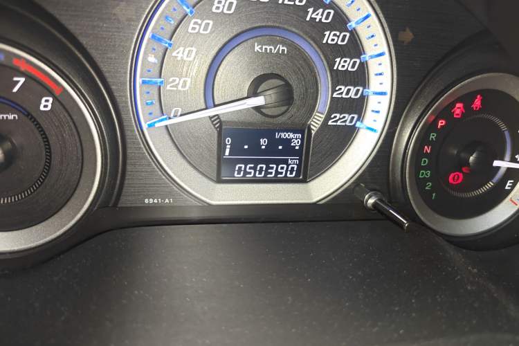 Used Honda City Classic 2014 Style 1.5L Automatic Elite Edition Odometer Close Up