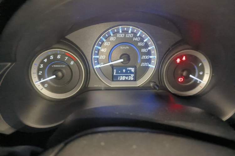 Used Honda City Classic 2014 Style 1.5L Manual Elite Edition Odometer Close Up
