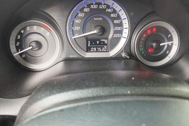 Used Honda City Classic 2014 Style 1.5L Automatic Elite Edition Odometer Close Up