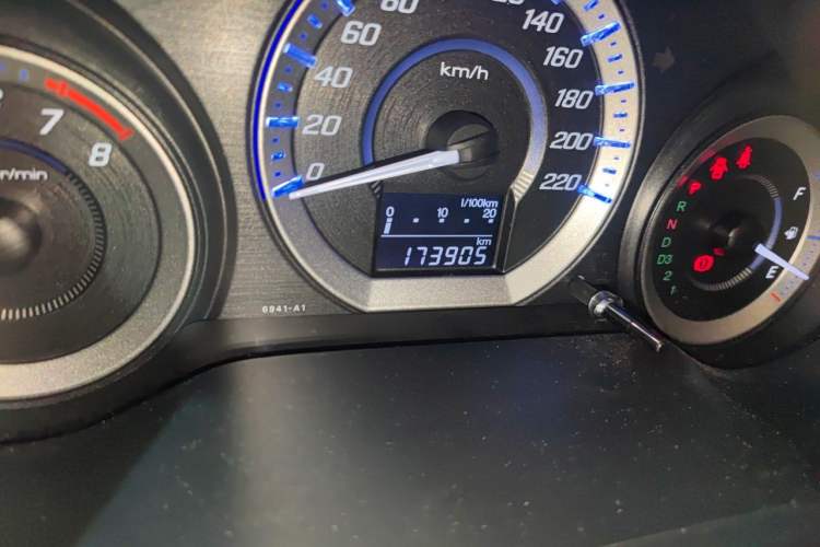 Used Honda City Classic 2014 Style 1.5L Automatic Elite Edition Odometer Close Up