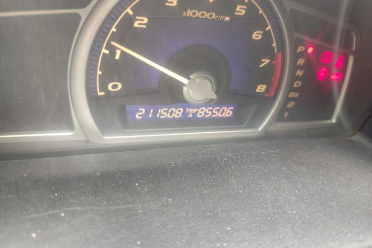 Used Honda Civic 2006 1.8L Automatic Luxury Edition Odometer Close Up
