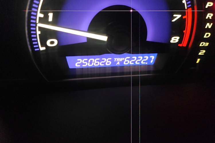 Used Honda Civic 2009 1.8L automatic comfort version Odometer Close Up