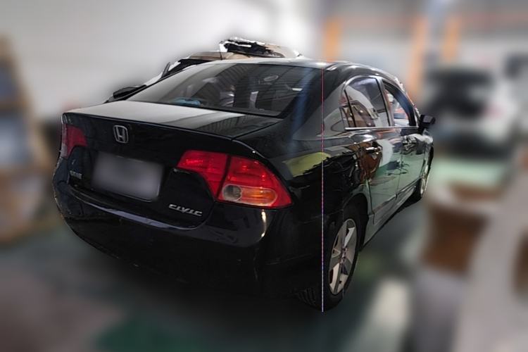 Used Honda Civic 2009 1.8L automatic comfort version Rear Right 45 Deg