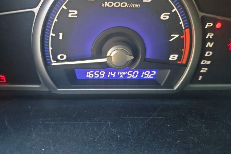 Used Honda Civic 2009 1.8L Automatic Classic Edition Odometer Close Up