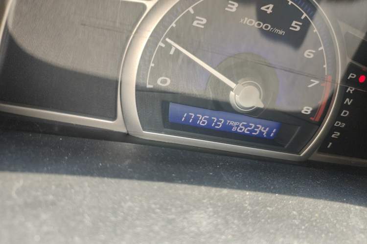 Used Honda Civic 2009 1.8L Automatic Classic Edition Odometer Close Up