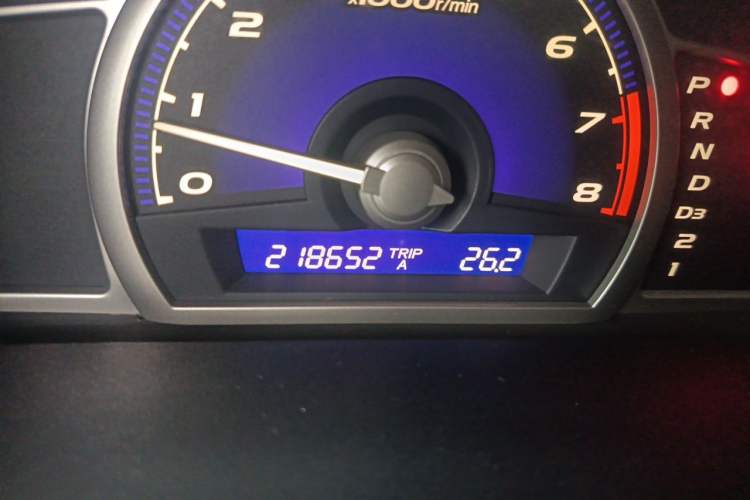 Used Honda Civic 2009 1.8L Automatic Classic Edition Odometer Close Up